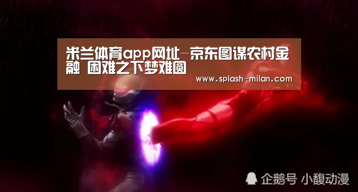 米兰体育app网址-京东图谋农村金融 困难之下梦难圆(图1) 米兰体育app下载